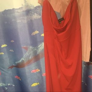 Red special occasion dress